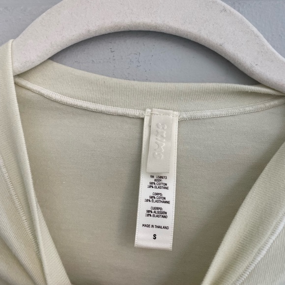 SKIMS Bone Cotton Long Sleeve S - Picture 4 of 4